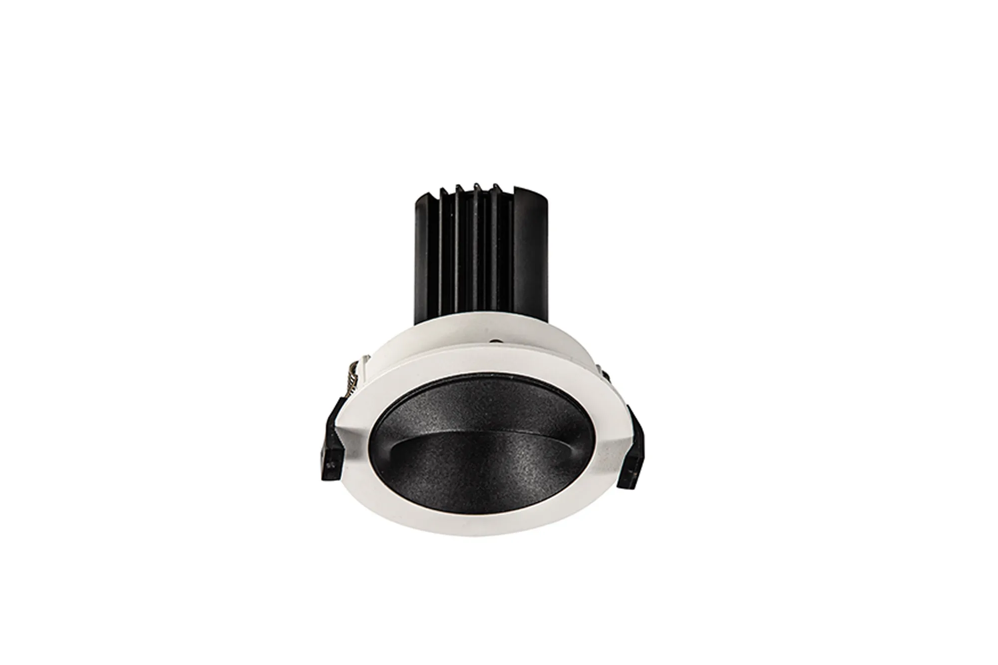 Bonia 12 Tridonic Powered 12W 3000K 1200lm 24° CRI>90 LED Engine White/Black Fixed Recessed Spotlight, IP20 DM202433  Dlux Bonia 12